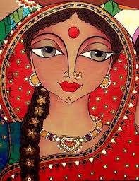 woman art by rachana