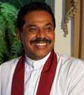 இலங்கை ஜனாதிபதி மகிந்த ராஜபக்ச
