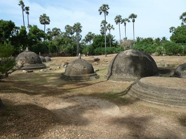 The Kantarodai ancient Buddhist remains, which was not desecrated by the LTTE, and which I had visited on several occasions previously during and before the conflict, has been desecrated by recent Sinhalese visitors who had written their phone numbers and names on the ancient stupas. This has now been cleaned, but the marks are still visible. During my previous visits, I walked freely around the many stupas at Kantharodai, but now its been cordoned off and the soldiers guarding it stated that the new restrictions are in place because the site had been desecrated by recent visitors from the south.