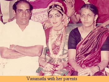 with parents