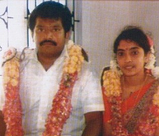 Thereafter Prabhakaran began visiting the Balasingham’s frequently. He brought flowers and sweets for Madhi. Prabhakaran had been a shy, introverted person and had never mingled with girls outside his family. This was a new experience. Anton Balasingham encouraged the romance. They married in 1984.