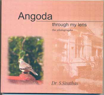 Angoda through my lens என்ற 110 பக்கங்கள் அடங்கிய அவரது புகைப்படங்களின் நூல் அங்கு விற்பனைக்குக் 