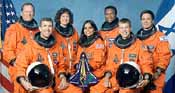 Kalpana Chawla and other crew members