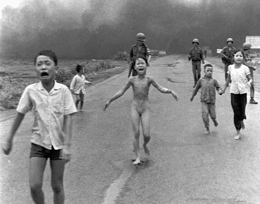 Napalm chemical war on Vietnam