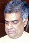 UNP Leader Ranil Vikramasinge